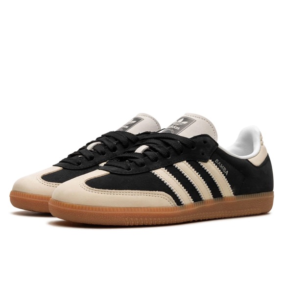 Adidas Sambas - Black and Cream - Picture 1 of 14